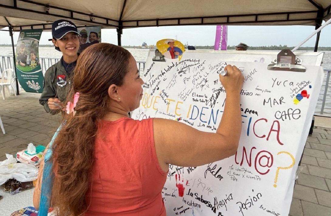Con presencia Institucional se reafirma el compromiso tricolor con ciudadanos en Barranquilla