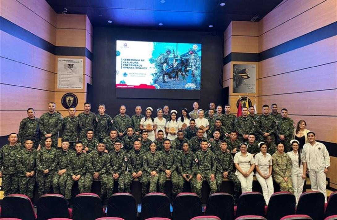 31 enfermeros operacionales del Ejército Nacional brindarán atención médica en situaciones de combate