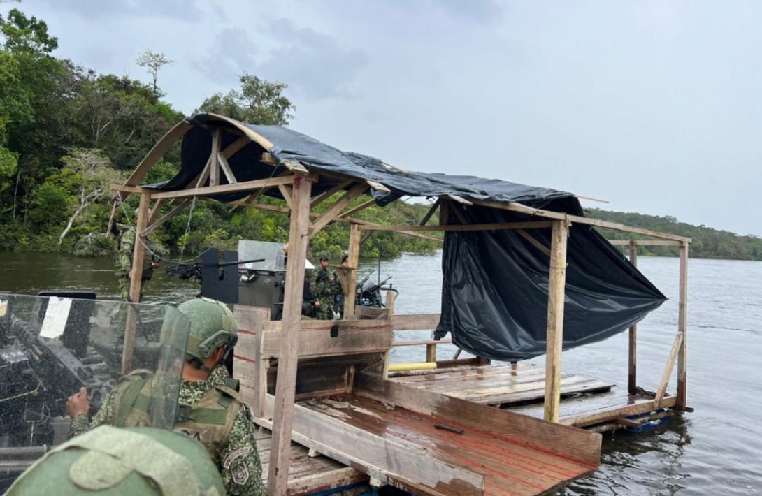 Neutralización de dragas en el oriente colombiano