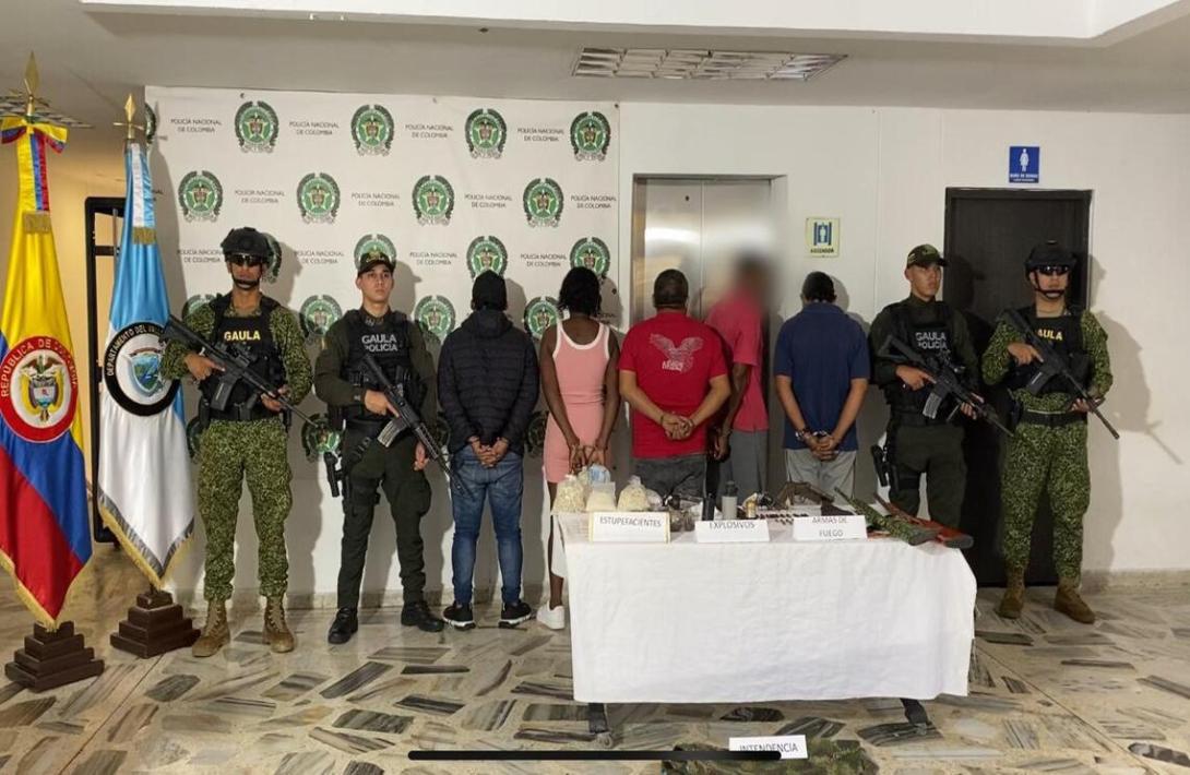 En el Valle del Cauca, incautado material de guerra y capturados  cinco presuntos integrantes del GAO ELN