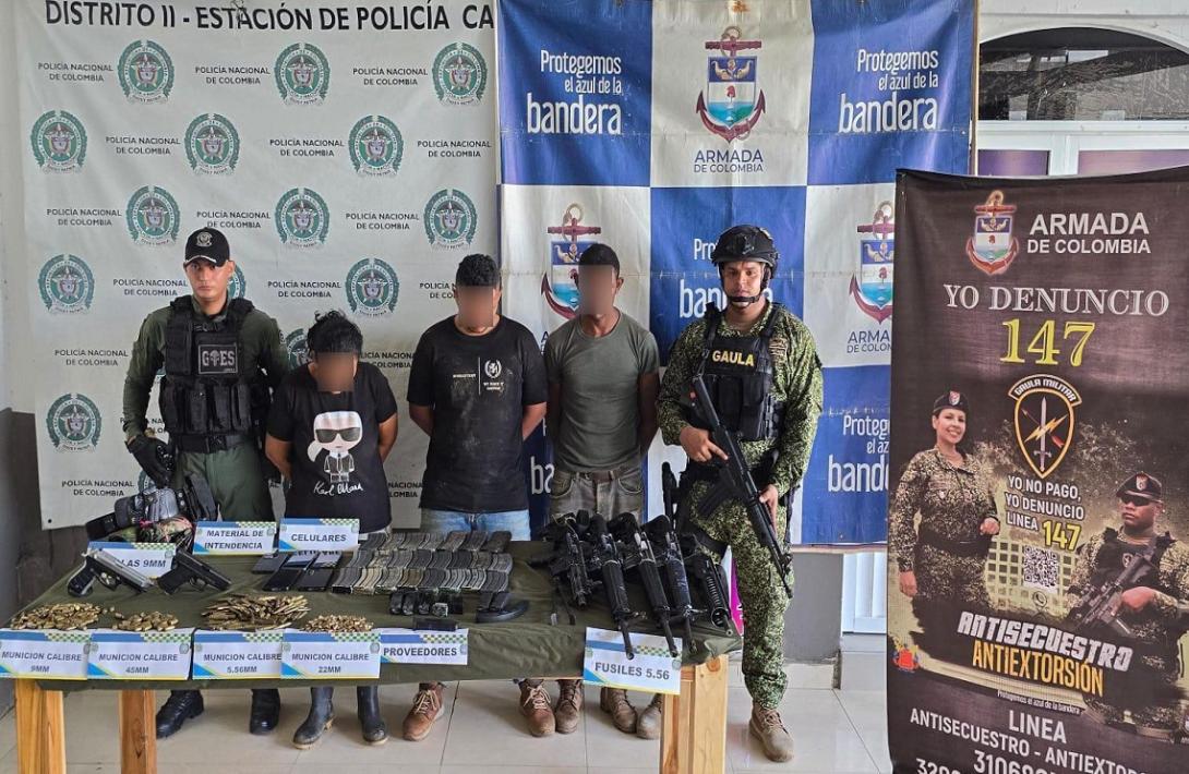 Armada de Colombia propina un contundente golpe al GAO 'Clan del Golfo' en los Montes de María
