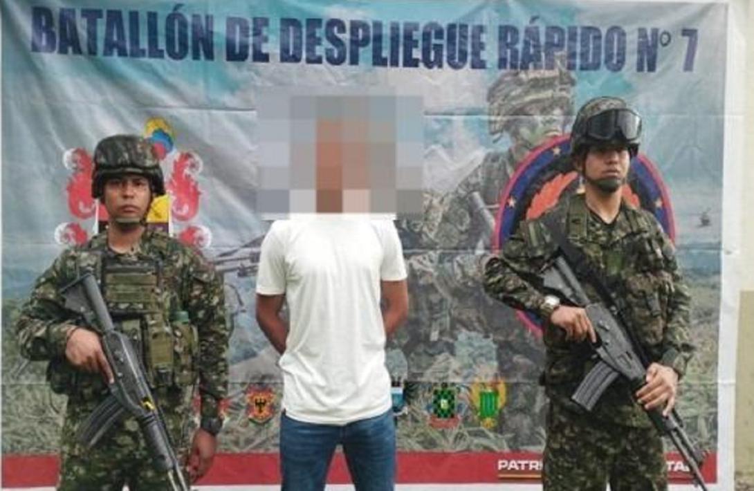 Ejército capturó a alias 'Mandingas' o 'Gerson', cabecilla del GAO residual frente 33, en Norte de Santander