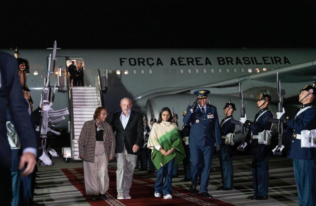 Recibimiento Jefes de Estado asistentes a la Cumbre de Países Amazónicos