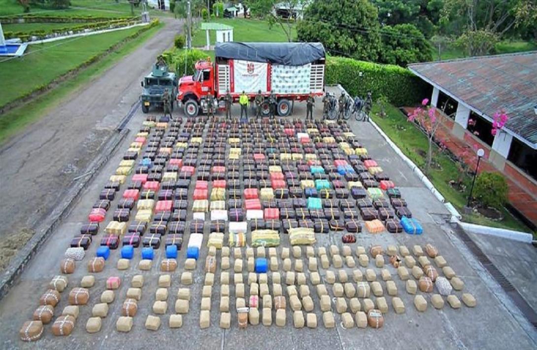 Histórico golpe al narcotráfico en Colombia: Ejército Nacional incautó más de 8.6 toneladas de marihuana en el Huila