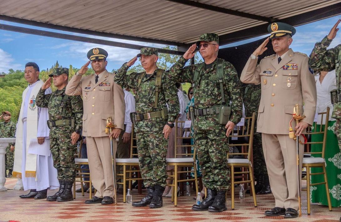 El brigadier general Federico Alberto Mejía Torres asumió el mando del Centro Nacional de Entrenamiento