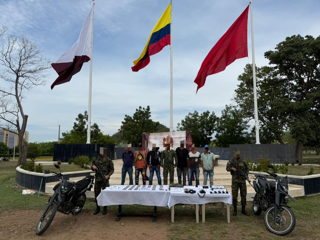 Ofensiva del Ejército Nacional logra el sometimiento de 7 integrantes del GAO Clan del Golfo, en el Cesar