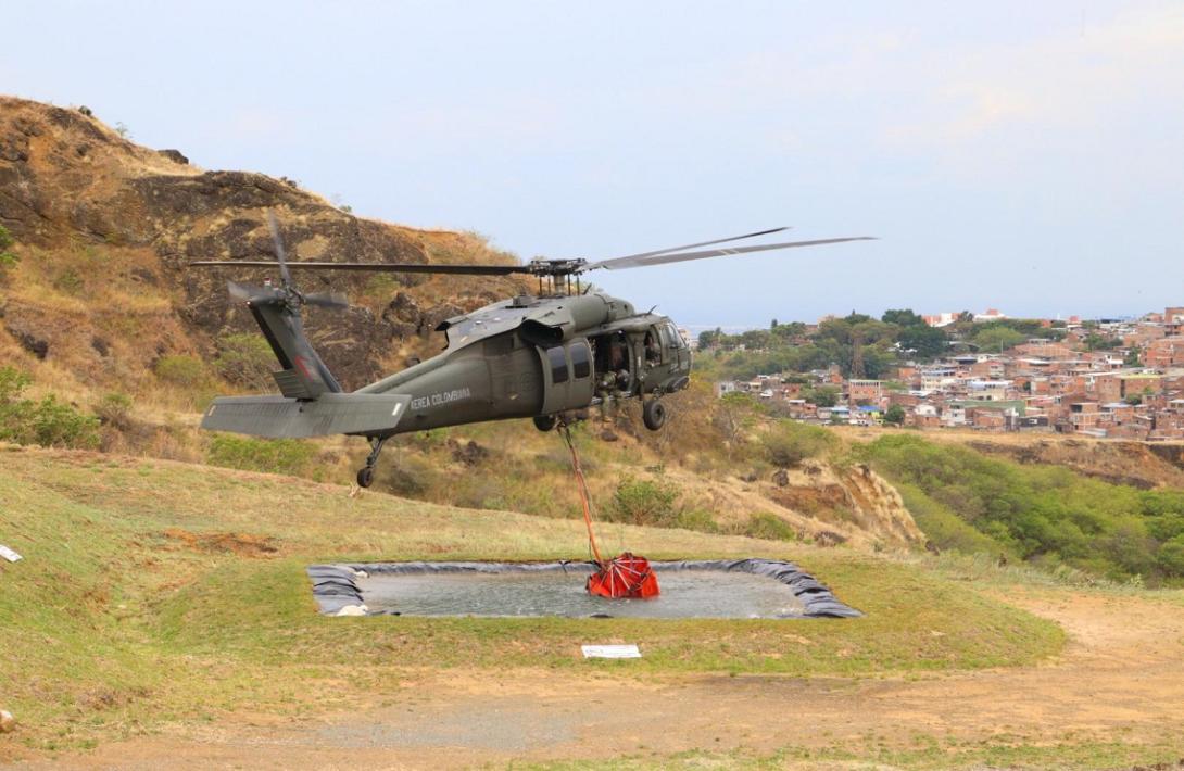 Entrenamiento aéreo refuerza capacidades para una rápida reacción ante eventuales emergencias