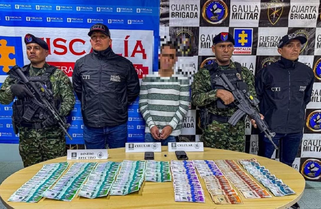 Capturado alias ‘Chorizo’, presunto testaferro del GAO residual, Estructura 36, en Antioquia