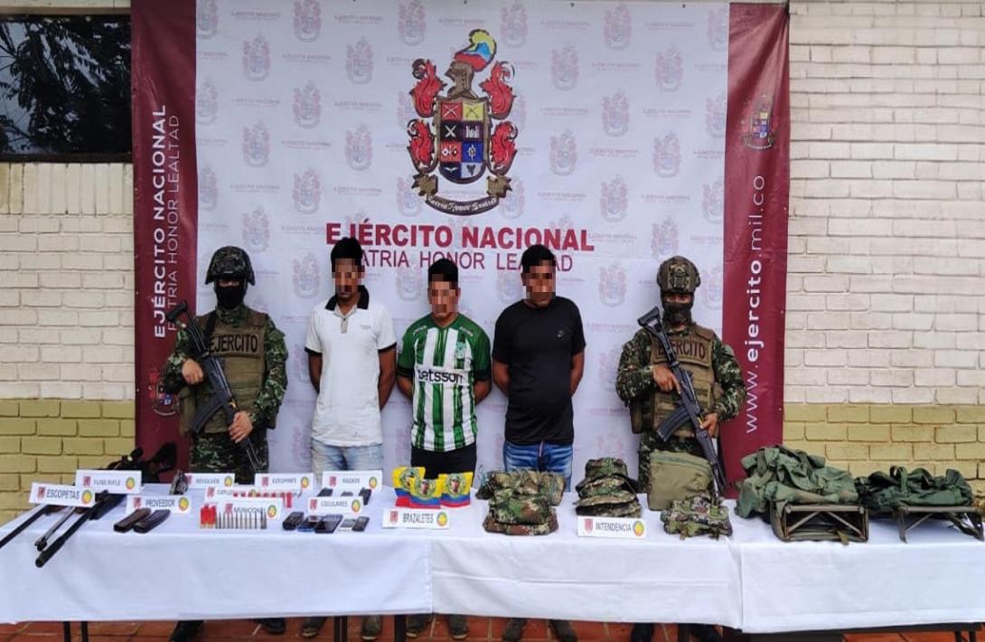 Ejército Nacional recuperó a una menor del reclutamiento forzado y desarticuló una subcomisión de apoyo del GAO residual, estructura 'Oliver Sinisterra' en Tumaco, Nariño