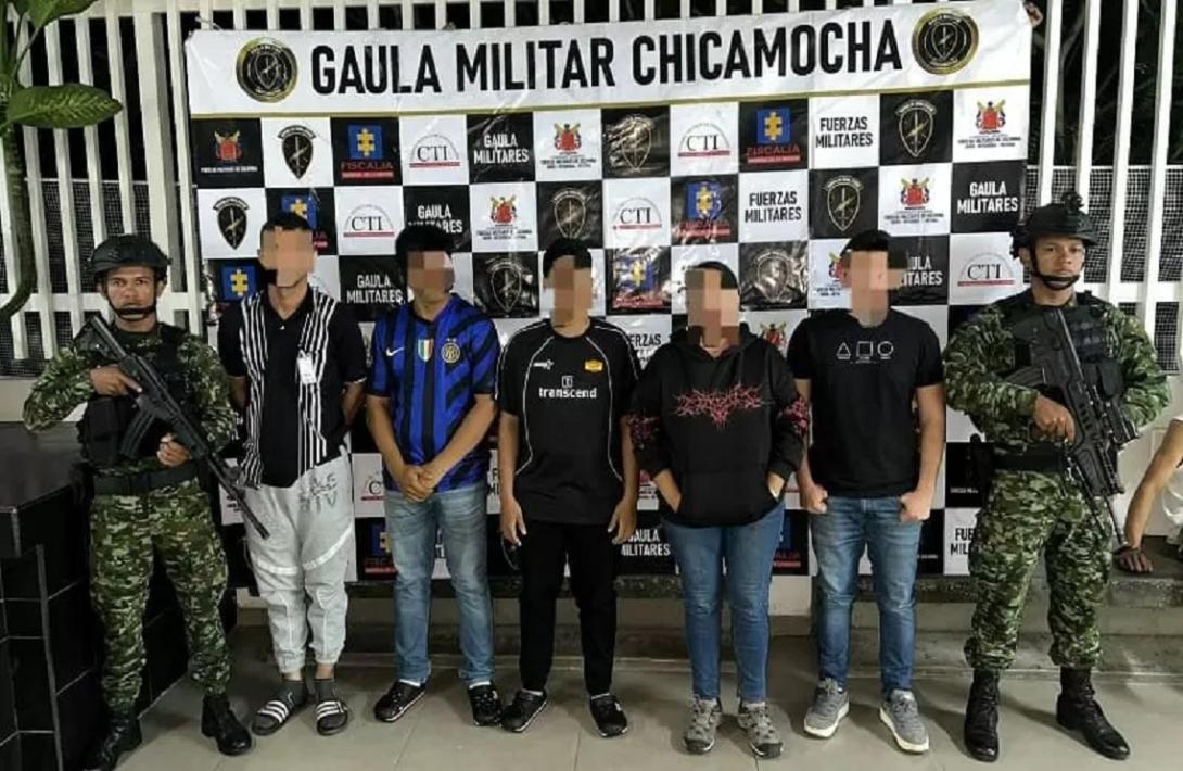 5 capturados por delitos de falsificación de dinero y medidas cautelares de extinción de dominio en Santander y sur de Cesar