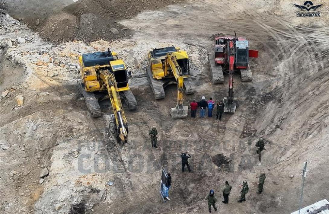 Continúan esfuerzos contra la minería informal en Cundinamarca