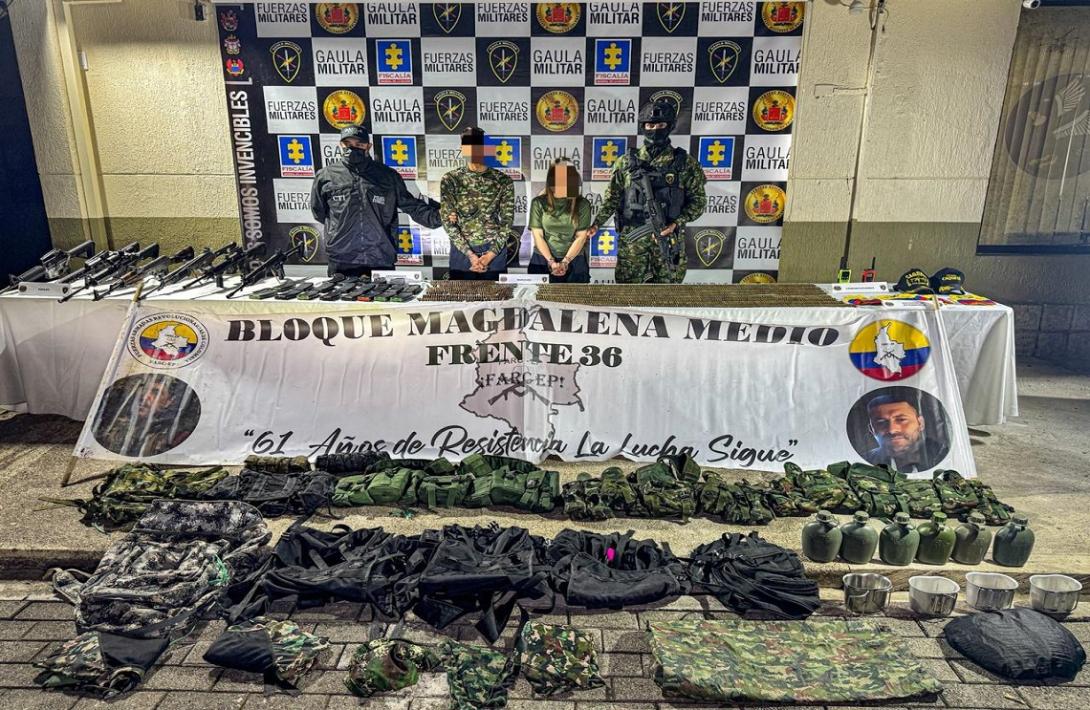Tres muertos, dos heridos y un menor de edad recuperado dejan combates contra la Estructura 36 en zona rural de San Andrés de Cuerquía