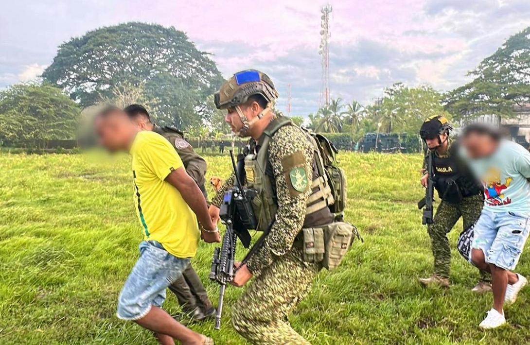 En los departamentos de Bolívar y Sucre, capturados 11 presuntos integrantes del Clan del Golfo
