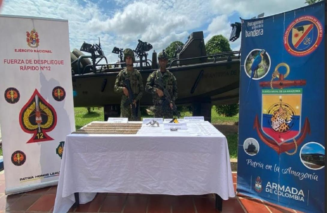 Hallado depósito ilegal con material de guerra en Cartagena del Chairá, Caquetá