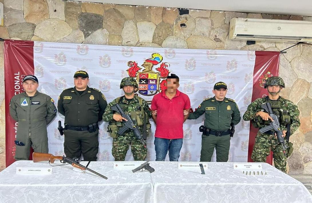 Capturado alias Drácula, cabecilla de milicias del Frente ‘Juan Fernando Porras Martínez’ del ELN