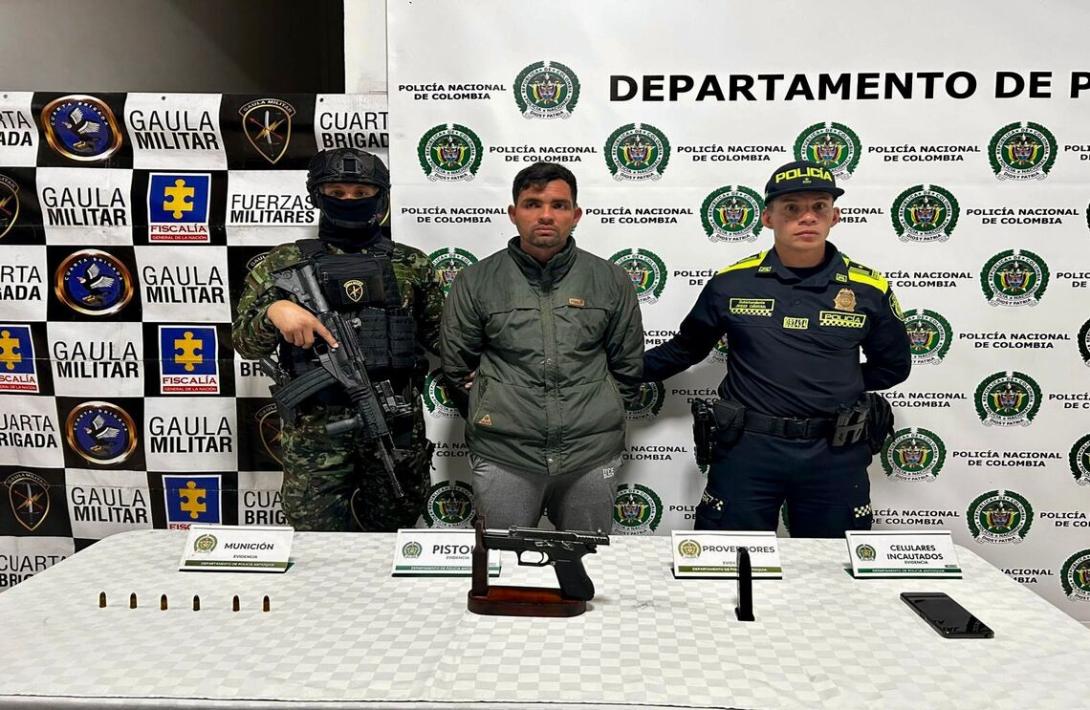 Capturado alias Richard, presunto cabecilla armado del GAO residual Estructura 36 en Yarumal, Antioquia