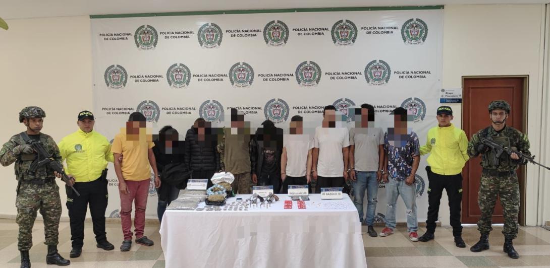 Ejército Nacional, Policía y Fiscalía desarticularon al grupo delincuencial organizado Los Emojis