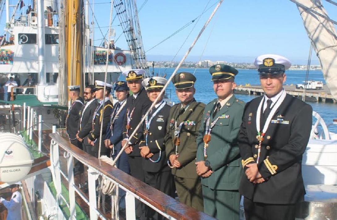 Desde su última visita en 2017, San Diego se viste de tricolor nacional con la llegada del Buque Escuela ARC, Gloria