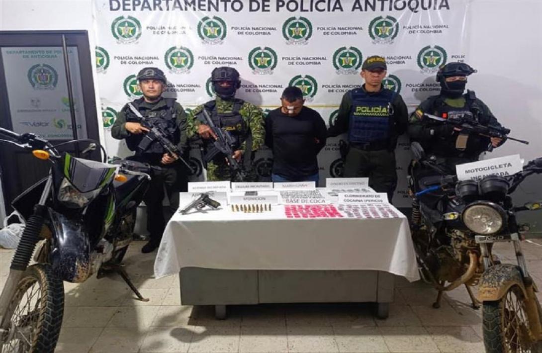 Tras combates, el Gaula Militar Valle de Aburrá capturó a presunto cabecilla de zona del GAO Clan del Golfo en Concordia, Antioquia