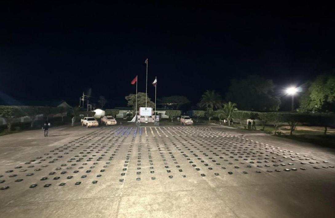 Capacidades aéreas y terrestres aseguran incautación de estupefacientes en el Vichada