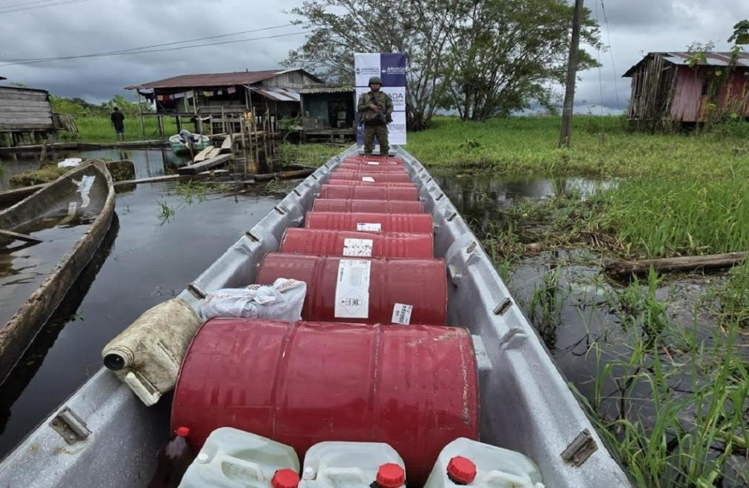 Más de $4 mil millones en insumos ilícitos incautados por la Armada de Colombia en el mes de noviembre