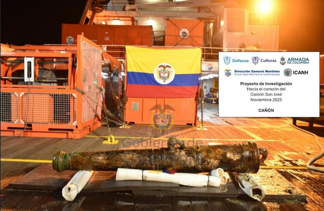 Operación Poseidón: Armada Nacional destaca sus capacidades navales y subacuáticas del patrimonio arqueológico del Galeón San José