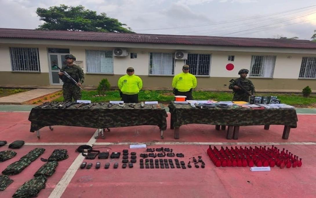 Ejército Nacional desmanteló área campamentaria del Clan del Golfo en Antioquia