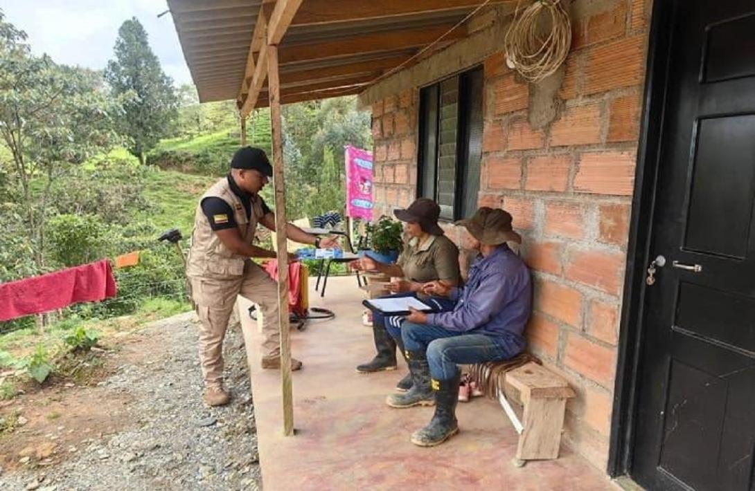 Desminadores del Ejército Nacional intervienen zonas rurales de Yarumal, Antioquia