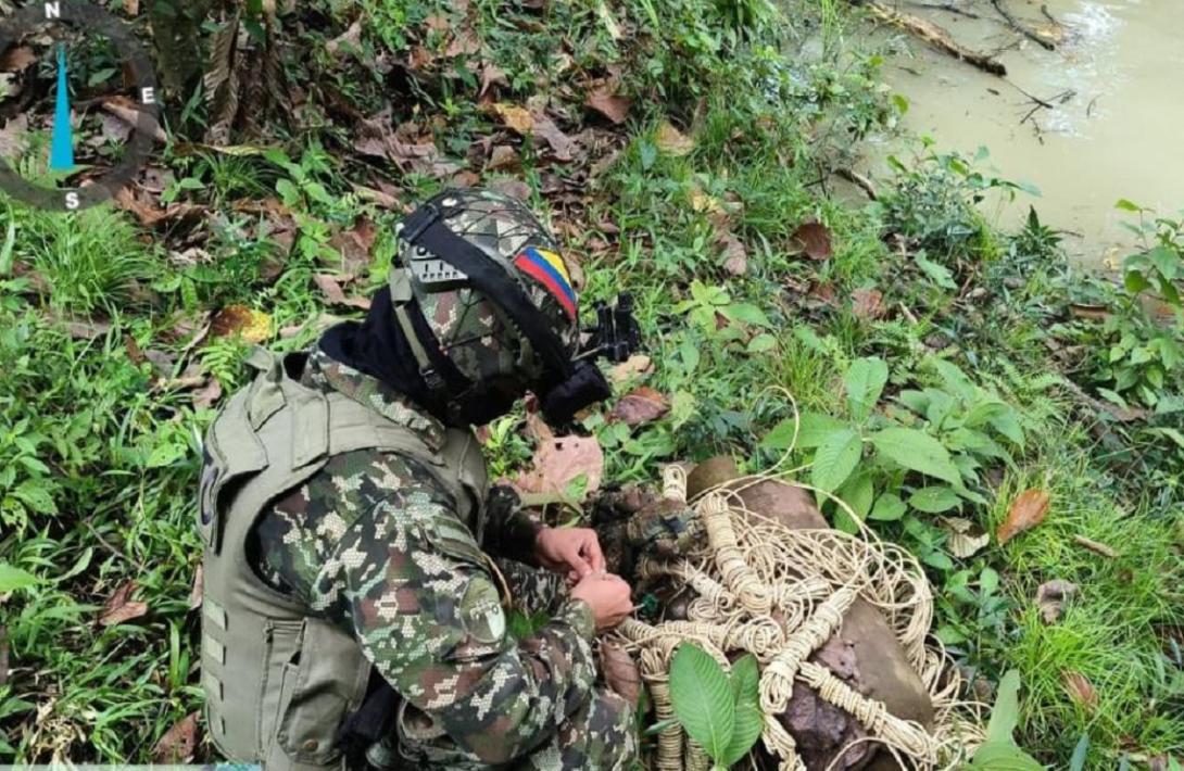 Ejército Nacional frustró acción terrorista en Valdivia, Antioquia