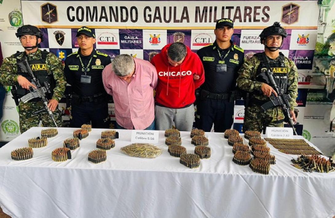 Ejército Nacional y Policía incautaron más de 3.000 cartuchos para armas largas en Bogotá