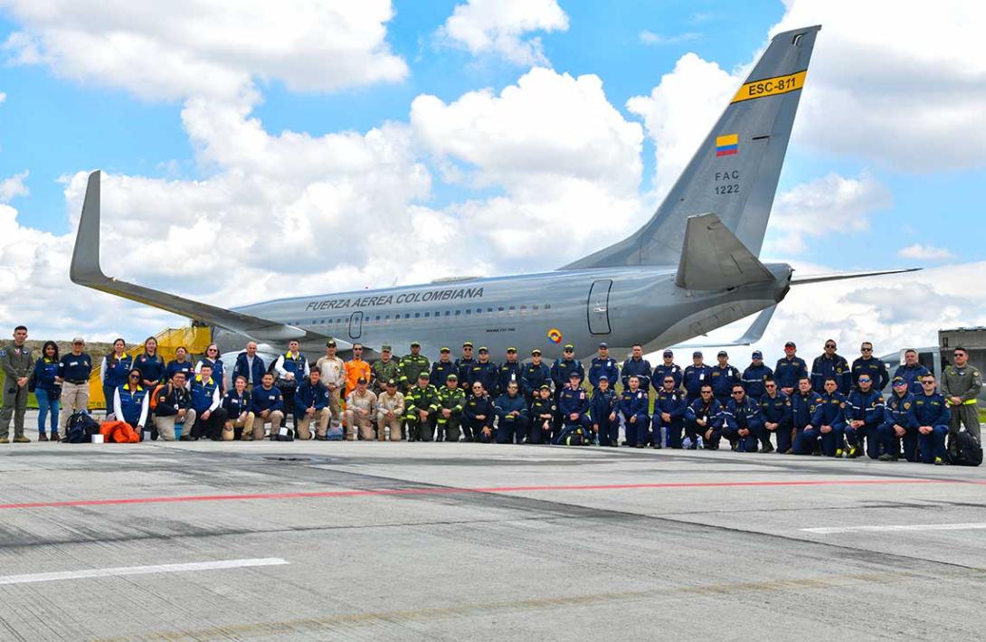 Colombia avanza en estándares internacionales de búsqueda y rescate