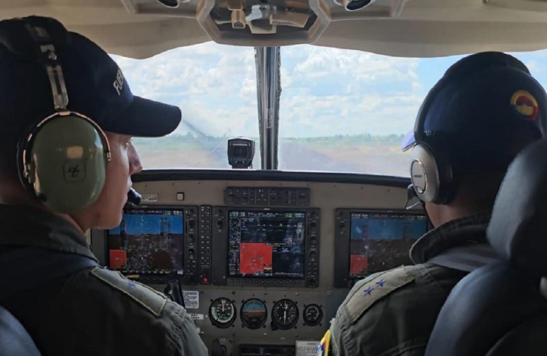 Presencia aérea refuerza la seguridad vial en la Orinoquía