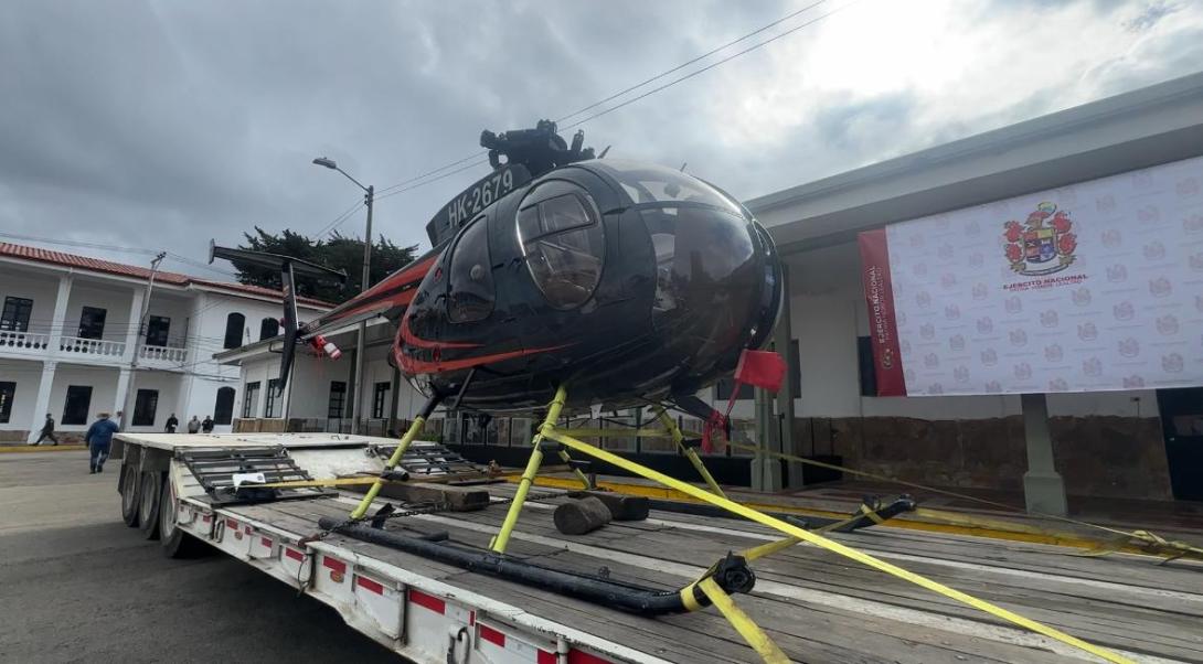 Fuerzas Militares y Fiscalía incautaron aeronave en Cundinamarca