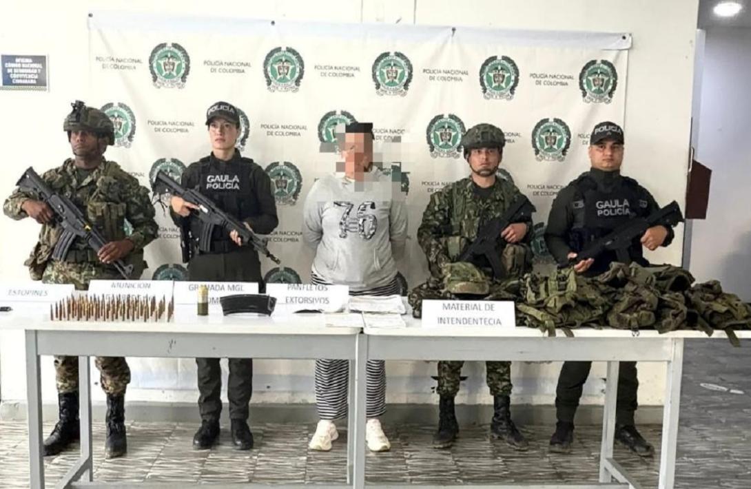 Ejército y Policía capturaron a alias ‘la Gorda’, presunta cabecilla de las redes de apoyo al terrorismo del grupo armado residual Frente 57 ‘Yaír Bermúdez’