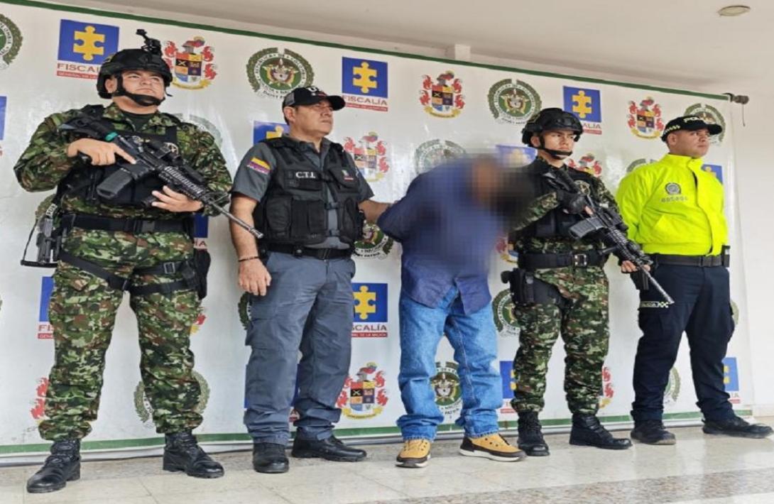 Capturado alias 'Mexicano', presunto cabecilla de un grupo delincuencial al servicio de la estructura residual 'Hernando González Acosta'