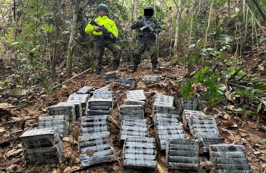 Ejército Nacional evitó la comercialización de más de un millón de dosis de cocaína en los Estados Unidos