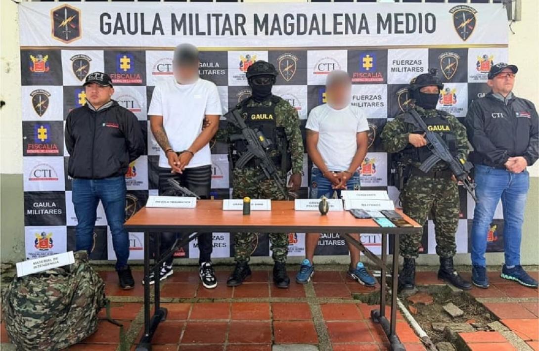 Acción del Gaula Militar y CTI 