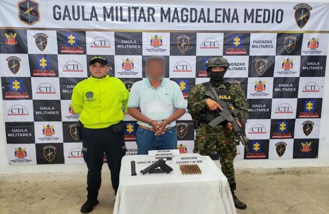 Ejército Nacional capturó a cabecilla del grupo armado Autodefensas Conquistadoras de la Sierra en el Cesar