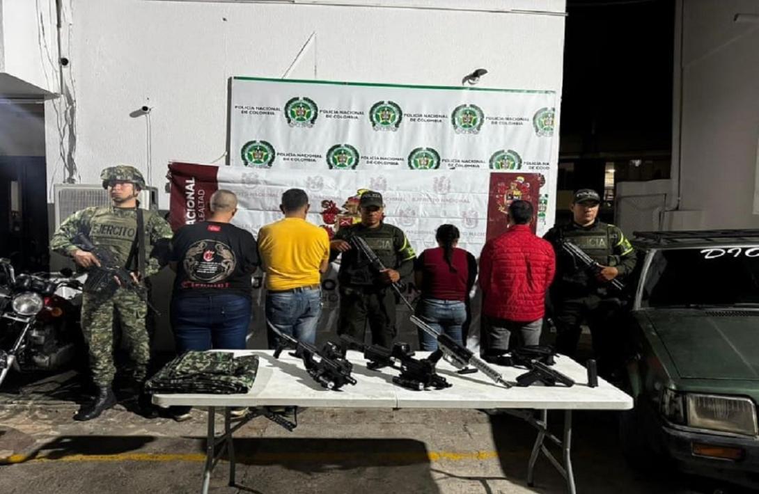 Ejército Nacional capturó a cuatro presuntos integrantes del grupo armado ELN