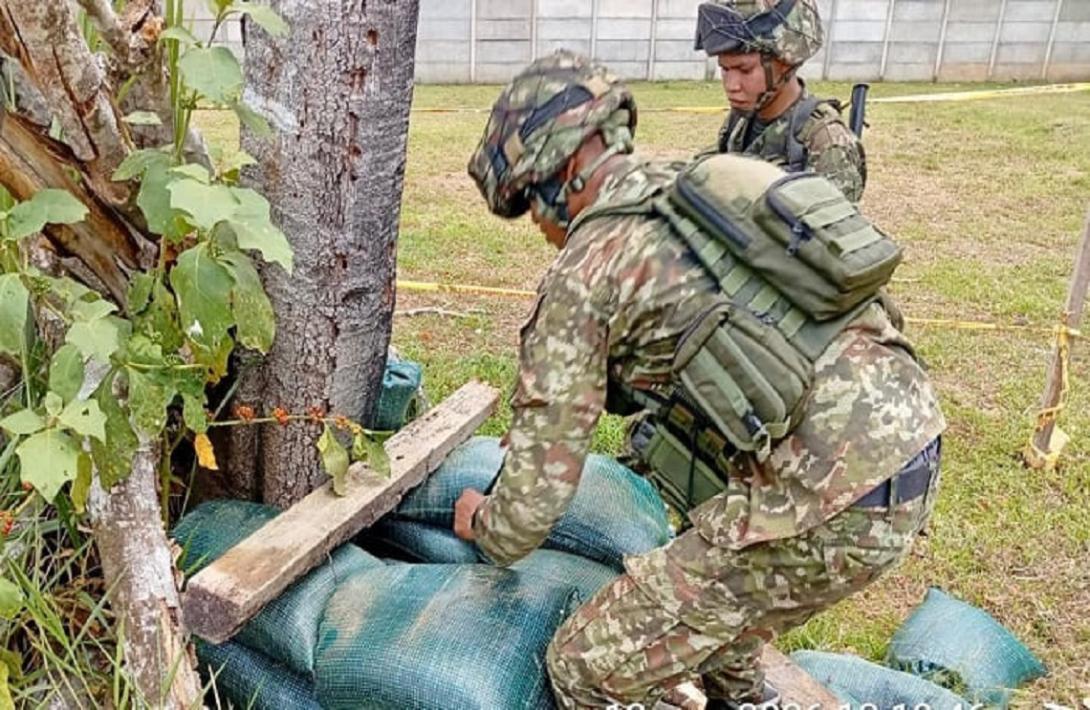 Ejército Nacional destruyó artefacto explosivo en Calamar