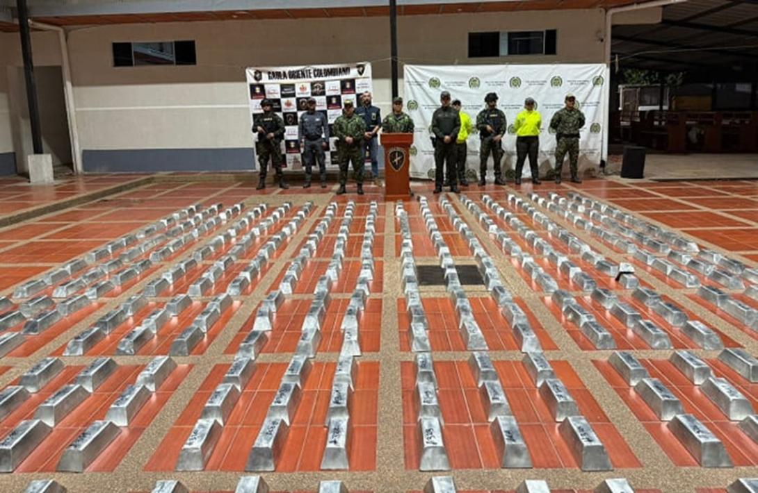 Ejército Nacional logró incautar más de 6 toneladas de estaño avaluadas en un millón de dólares que tendrían como destino China