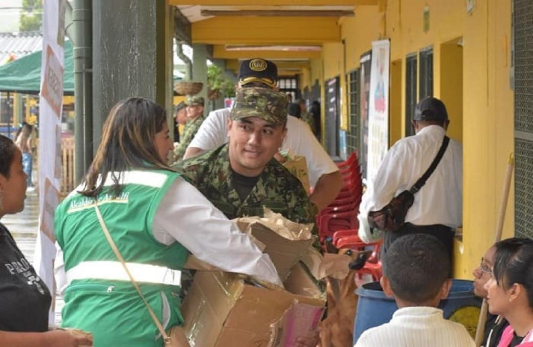 Ejército Nacional benefició a 650 personas en jornada de apoyo al  desarrollo en Amalfi, Antioquia 