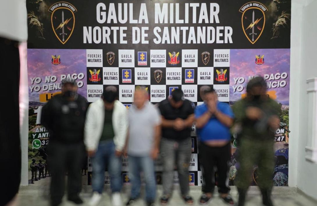 Capturadas cinco personas por secuestro extorsivo agravado en operación conjunta en Cúcuta y Zipaquirá