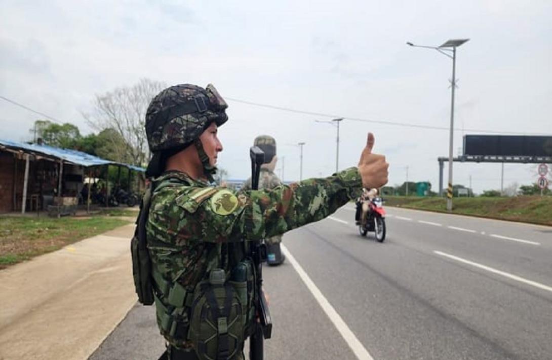 Ejército Nacional fortalece seguridad vial durante el Plan Retorno 