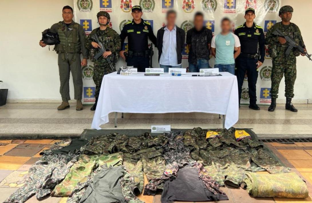 Operación contra redes de apoyo a estructuras residuales en Neiva deja tres capturados