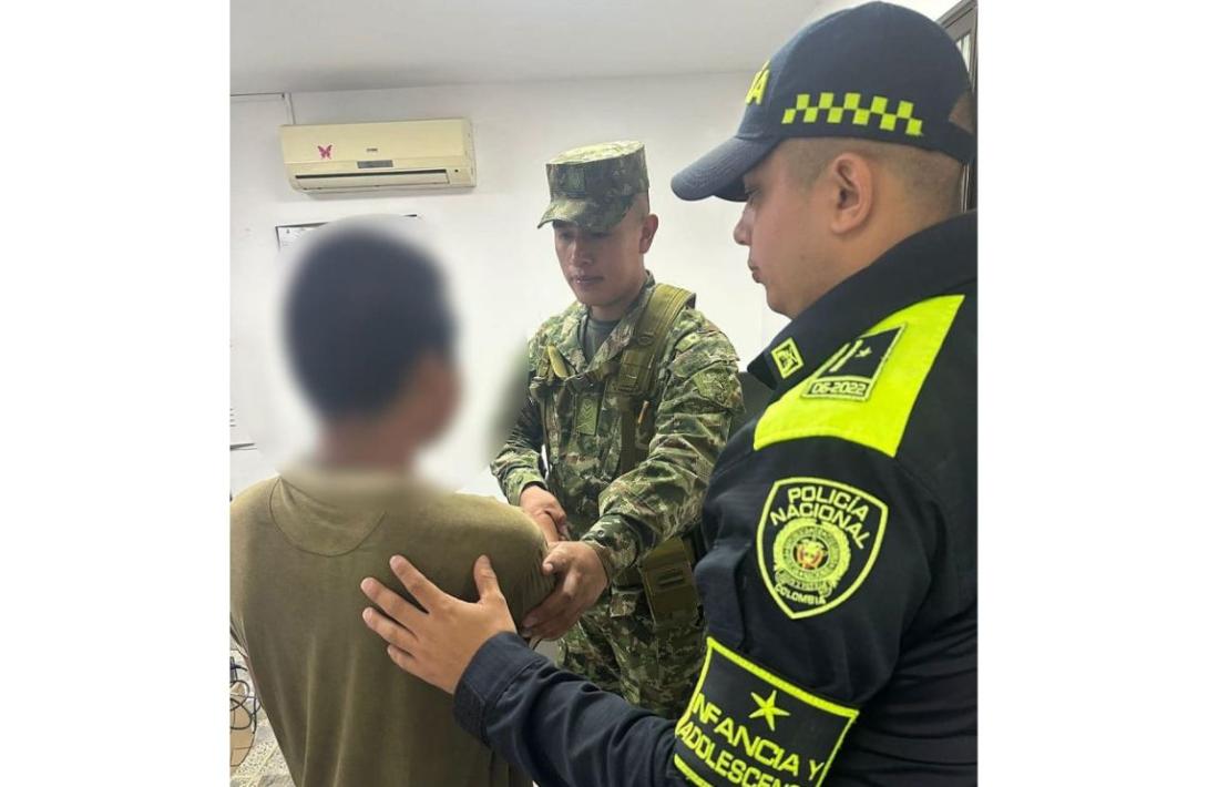 Ejército Nacional recupera a un menor de edad integrante de un grupo al margen de la ley en el Tolima