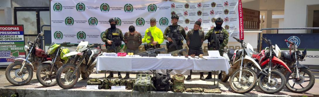 Gaula Militar captura a dos presuntos integrantes de grupo armado organizado y asesta contundente golpe en Santander