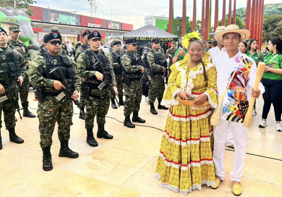 Refuerzo de la seguridad durante el Festival Vallenato