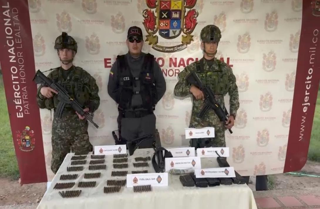 En Antioquia, Ejército neutraliza importante cabecilla de las disidencias de las Farc