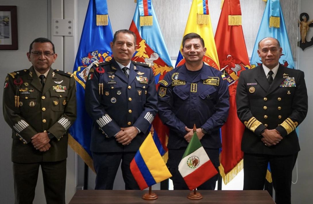 Colombia y México fortalecen cooperación militar en la VIII Reunión de Estado Mayores realizada en Bogotá